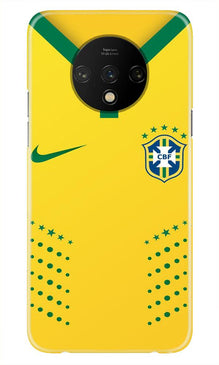 Brazil Mobile Back Case for OnePlus 7T  (Design - 176)