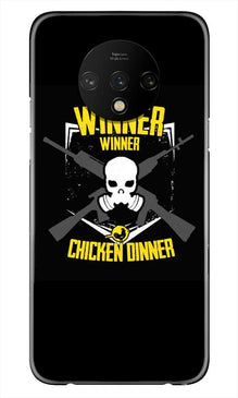 Winner Winner Chicken Dinner Mobile Back Case for OnePlus 7T  (Design - 178)