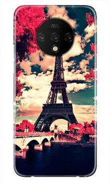 Eiffel Tower Mobile Back Case for OnePlus 7T (Design - 212)