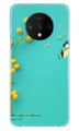 Flowers Girl Case for OnePlus 7T (Design No. 216)