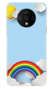 Rainbow Mobile Back Case for OnePlus 7T (Design - 225)