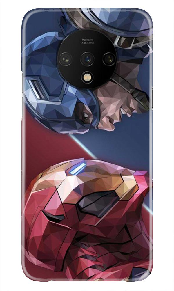 Ironman Captain America Case for OnePlus 7T (Design No. 245)