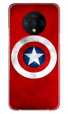 Captain America Mobile Back Case for OnePlus 7T (Design - 249)