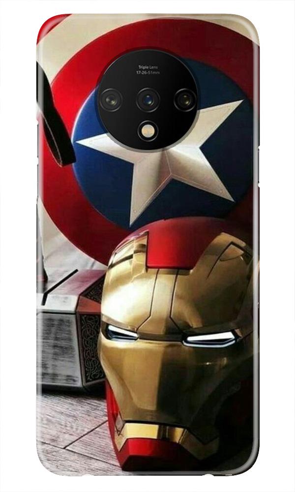 Ironman Captain America Case for OnePlus 7T (Design No. 254)