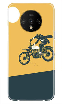 Bike Lovers Mobile Back Case for OnePlus 7T (Design - 256)