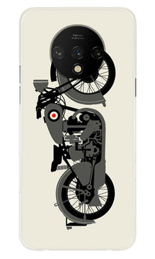 MotorCycle Mobile Back Case for OnePlus 7T (Design - 259)