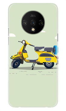 Vintage Scooter Mobile Back Case for OnePlus 7T (Design - 260)