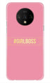 Girl Boss Pink Case for OnePlus 7T (Design No. 263)