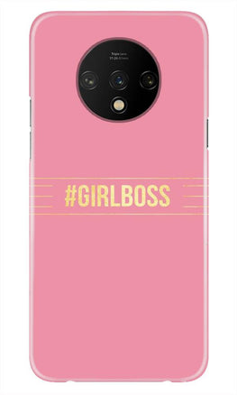 Girl Boss Pink Case for OnePlus 7T (Design No. 263)