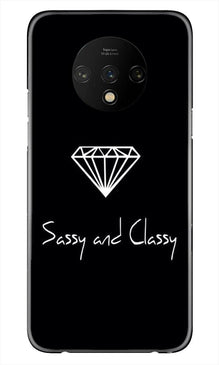 Sassy and Classy Mobile Back Case for OnePlus 7T (Design - 264)
