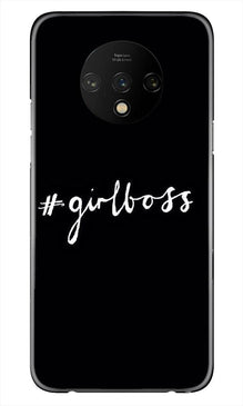 #GirlBoss Mobile Back Case for OnePlus 7T (Design - 266)