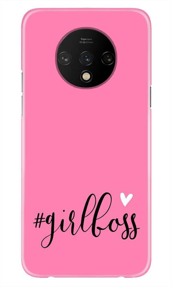 Girl Boss Pink Case for OnePlus 7T (Design No. 269)