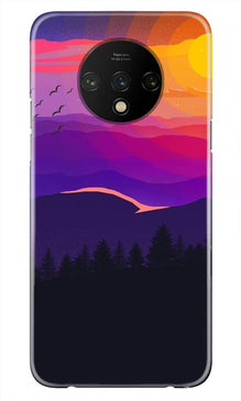 Sun Set Mobile Back Case for OnePlus 7T (Design - 279)