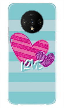 Love Mobile Back Case for OnePlus 7T (Design - 299)