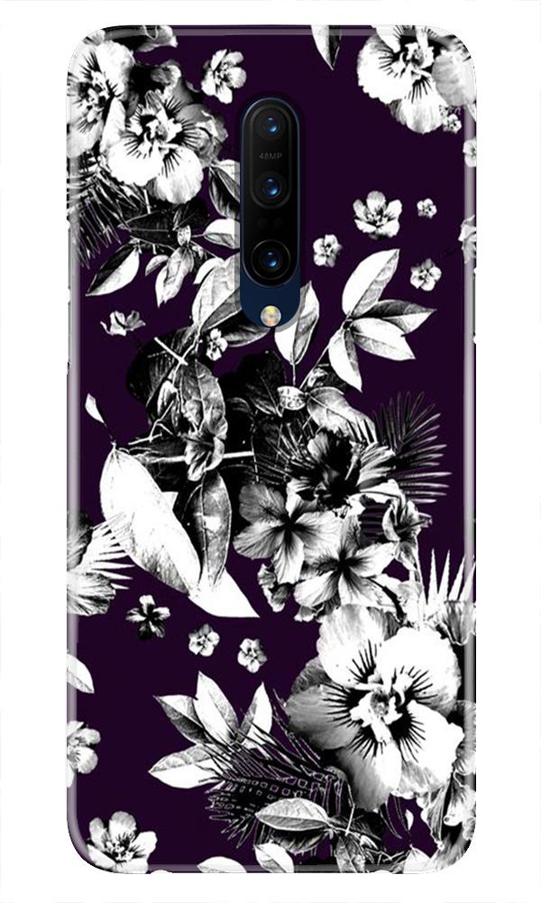white flowers Case for OnePlus 7T pro