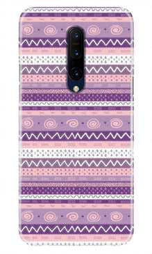Zigzag line pattern3 Mobile Back Case for OnePlus 7T pro (Design - 11)