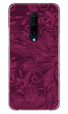 Purple Backround Mobile Back Case for OnePlus 7T pro (Design - 22)