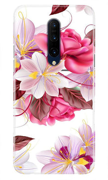 Beautiful flowers Mobile Back Case for OnePlus 7T pro (Design - 23)