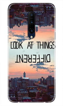 Look at things different Mobile Back Case for OnePlus 7T pro (Design - 99)