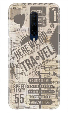 Travel Mobile Back Case for OnePlus 7T pro  (Design - 104)