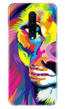Colorful Lion Mobile Back Case for OnePlus 7T pro  (Design - 110)