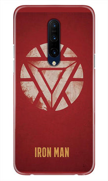 Iron Man Superhero Mobile Back Case for OnePlus 7T pro  (Design - 115)