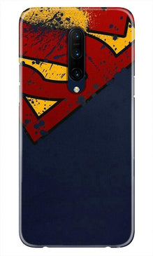 Superman Superhero Mobile Back Case for OnePlus 7T pro  (Design - 125)
