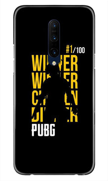 Pubg Winner Winner Mobile Back Case for OnePlus 7T pro  (Design - 177)