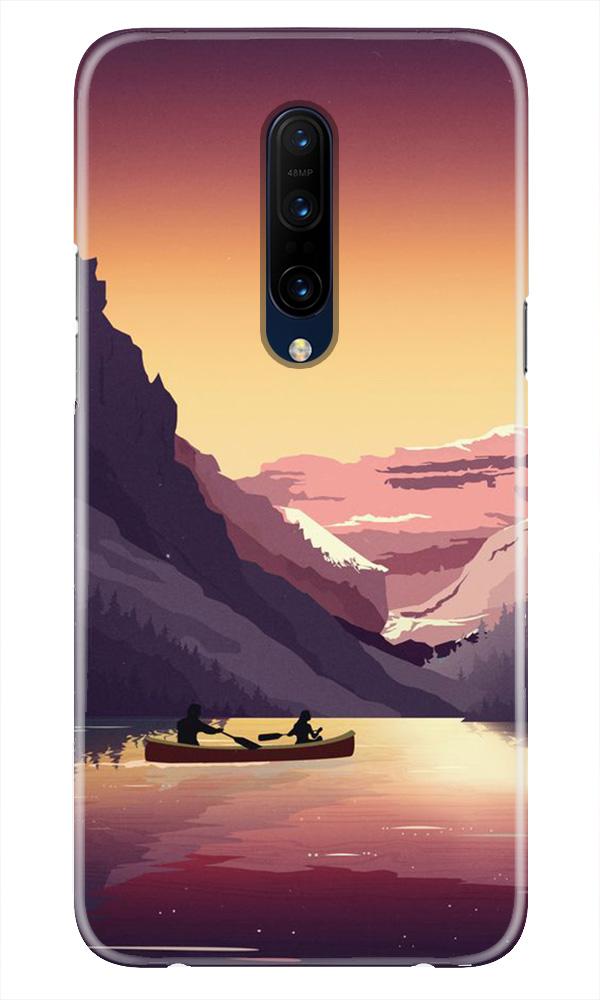 Mountains Boat Case for OnePlus 7T pro (Design - 181)