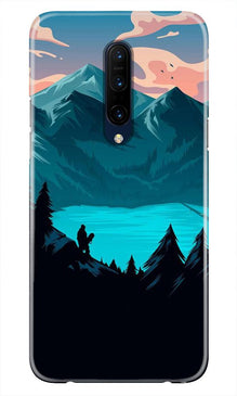 Mountains Mobile Back Case for OnePlus 7T pro (Design - 186)