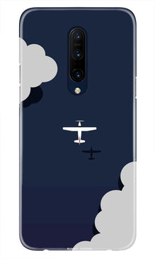 Clouds Plane Mobile Back Case for OnePlus 7T pro (Design - 196)
