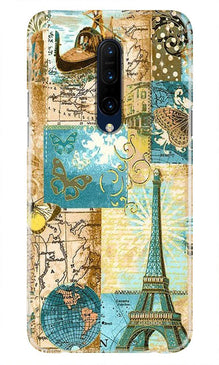 Travel Eiffel Tower Mobile Back Case for OnePlus 7T pro (Design - 206)