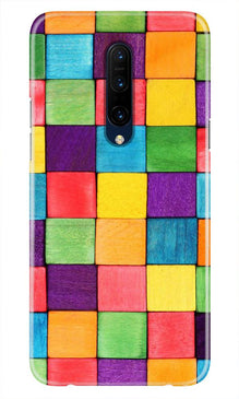 Colorful Square Mobile Back Case for OnePlus 7T pro (Design - 218)