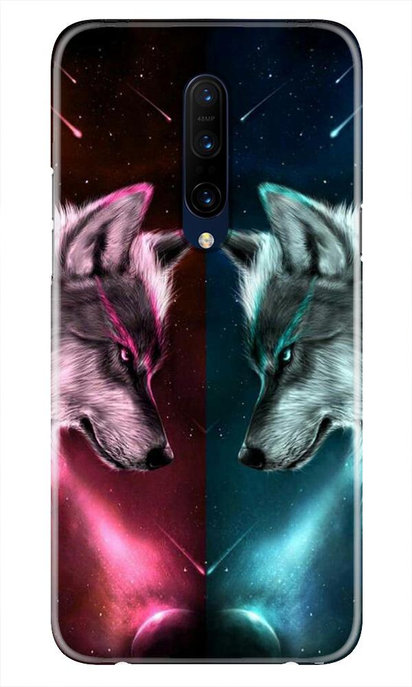 Wolf fight Case for OnePlus 7T pro (Design No. 221)