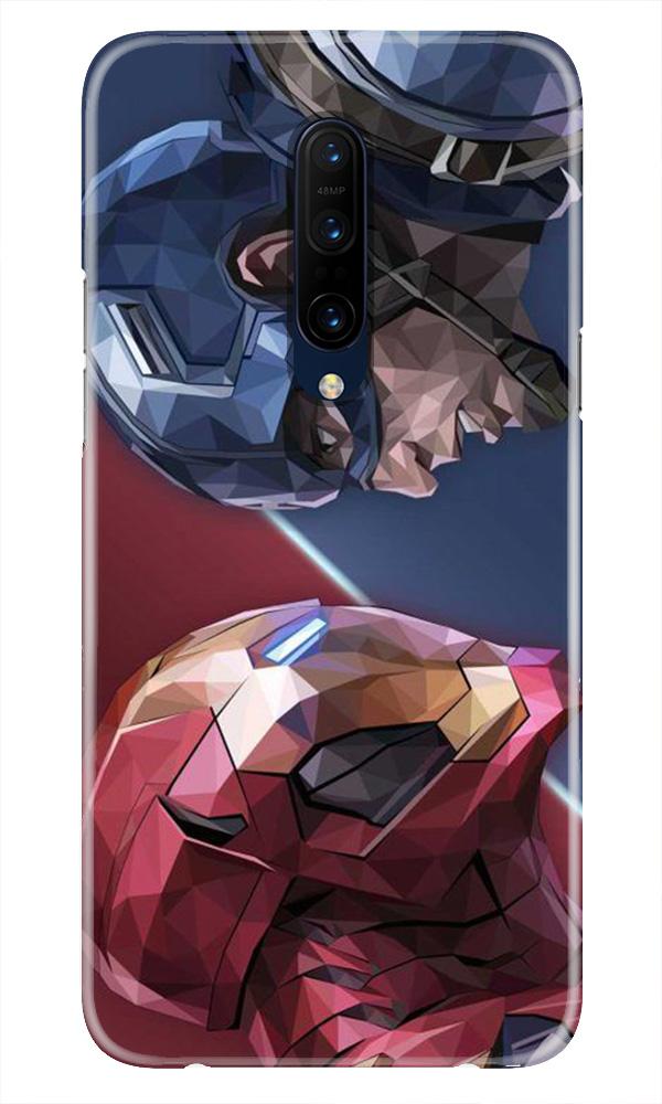 Ironman Captain America Case for OnePlus 7T pro (Design No. 245)