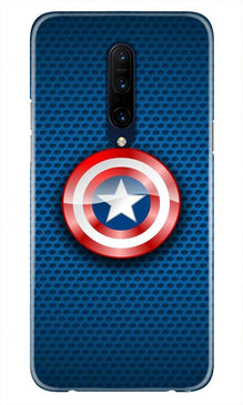 Captain America Shield Mobile Back Case for OnePlus 7T pro (Design - 253)