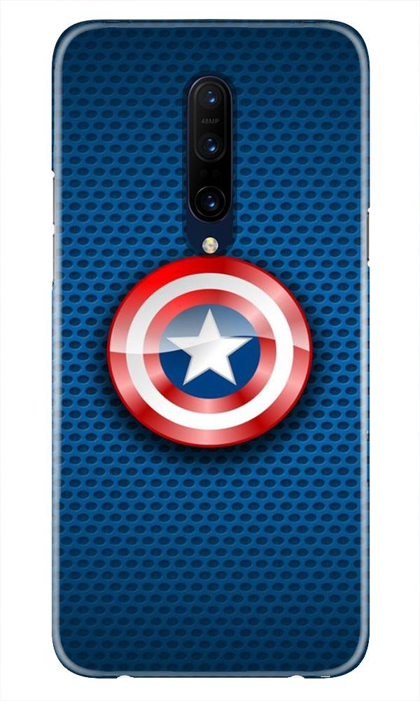 Captain America Shield Case for OnePlus 7T pro (Design No. 253)