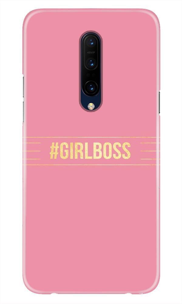 Girl Boss Pink Case for OnePlus 7T pro (Design No. 263)