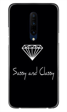 Sassy and Classy Mobile Back Case for OnePlus 7T pro (Design - 264)