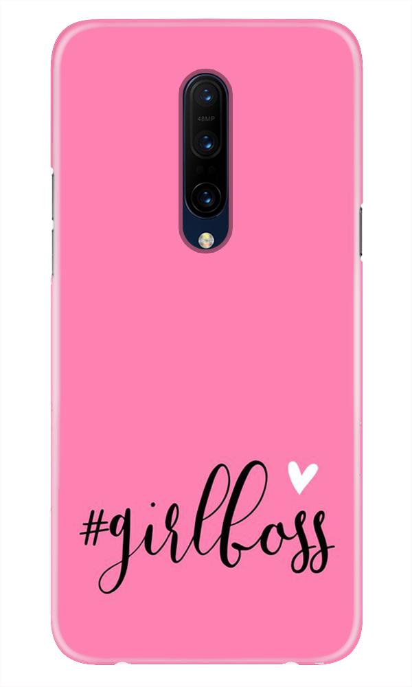 Girl Boss Pink Case for OnePlus 7T pro (Design No. 269)