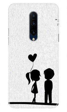 Cute Kid Couple Mobile Back Case for OnePlus 7T pro (Design - 283)