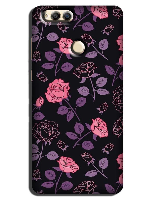 Rose Pattern Case for Honor 7A