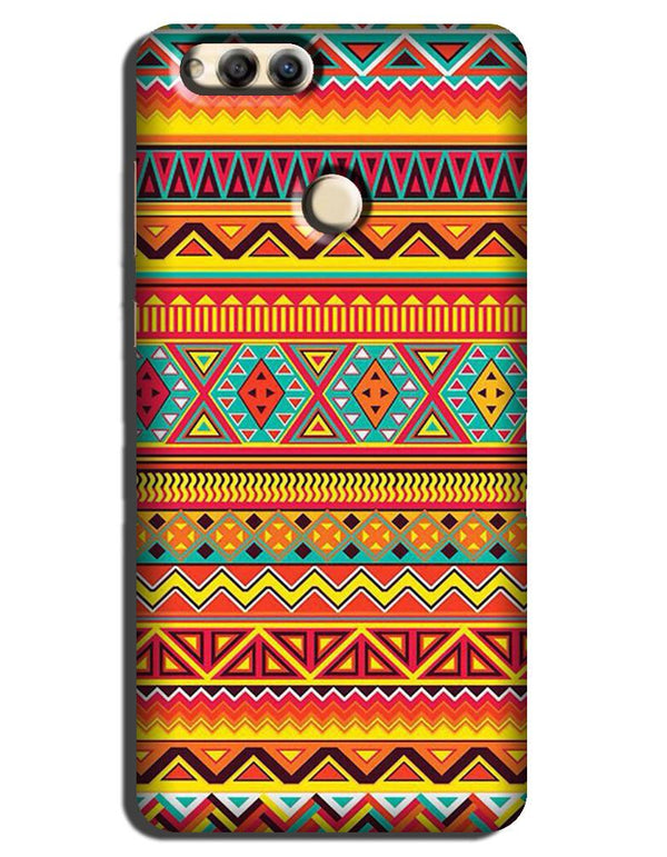 Zigzag line pattern Case for Honor 7A