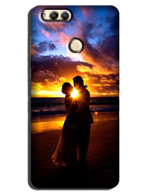 Couple Sea shore Case for Mi A1
