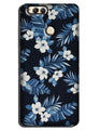 White flowers Blue Background2 Case for Mi A1