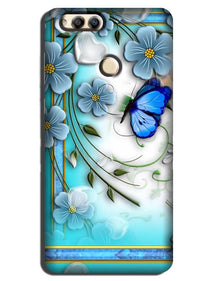 Blue Butterfly Case for Honor 7A