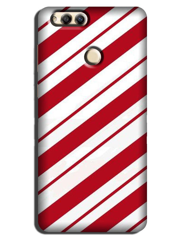 Red White Case for Honor 7X