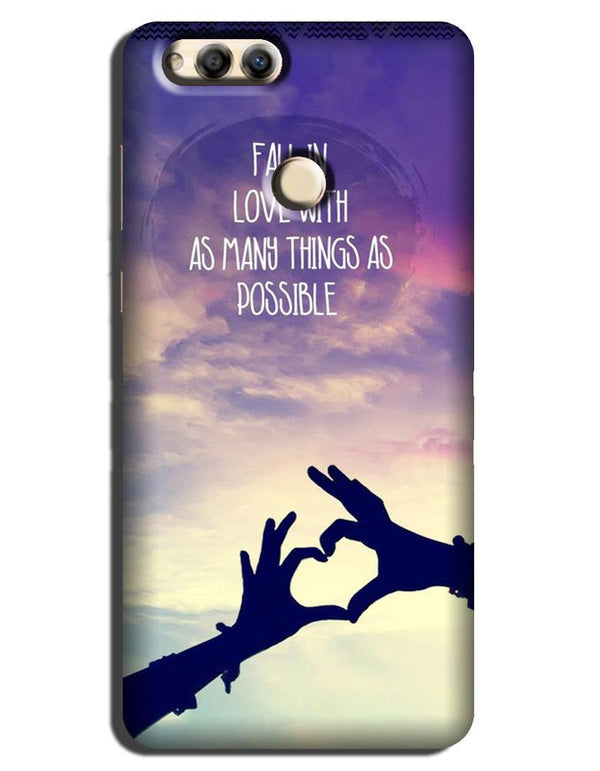 Fall in love Case for Honor 7X