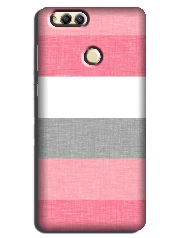 Pink white pattern Case for Honor 7A