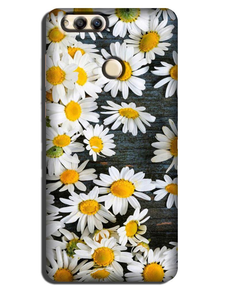 White flowers Case for Honor 7X